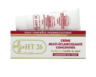 HT26 Créme Multi-Éclaircissante Concentrée Tube 50 Ml