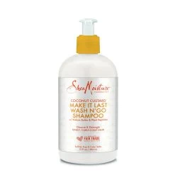 Shea Moisture Coconut Custard Make It Last Wash N'Go Shampoo 384 Ml