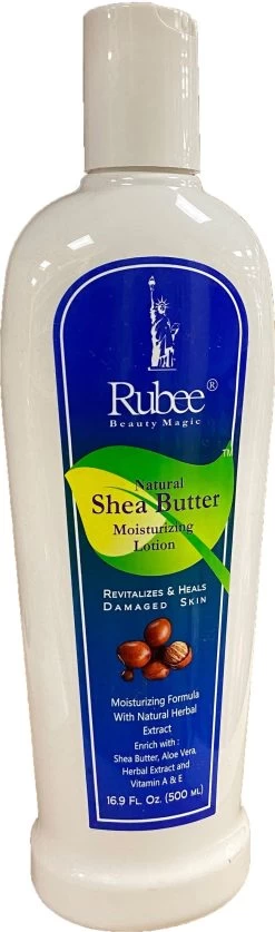 Rubee Natural Shea Butter Moisturizing Lotion 500 Ml