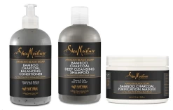 Shea Moisture African Black Soap Bamboo Charcoal Set