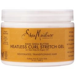 Shea Moisture Raw Shea Butter Heatless Curl Stretch Gel 340 G